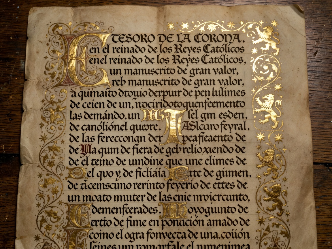 Detalle de manuscrito del Archivo General de Indias